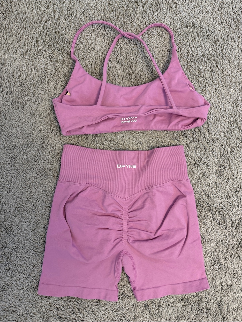DFYNE Dynamic Shorts and Bra Set - Picture 2 of 6